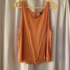 Patagonia Worn Wear Orange Tank Top Size Med